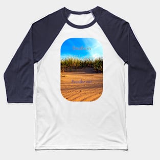 Relax - Breathe In, Breathe Out (rounded edges) Baseball T-Shirt